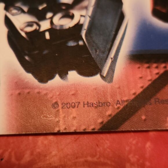 Optimus Prime Transformers 2007 Vinyl Placemat - Picture 4 of 5